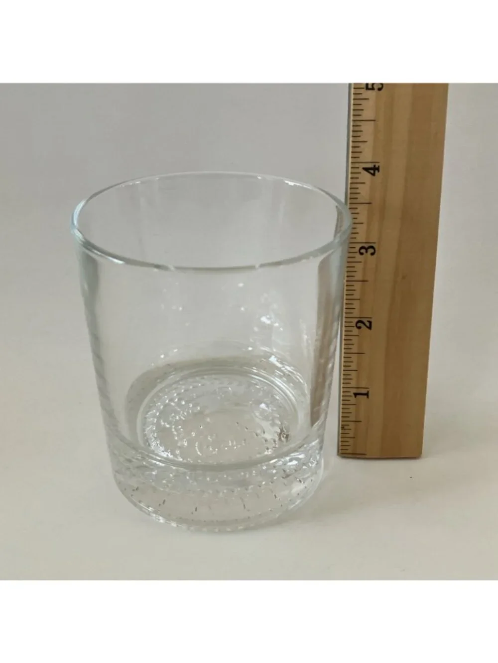 Set of 2 Crown Royal Heavy Bottom Rocks Glasses Pebbled Bottom with Logo